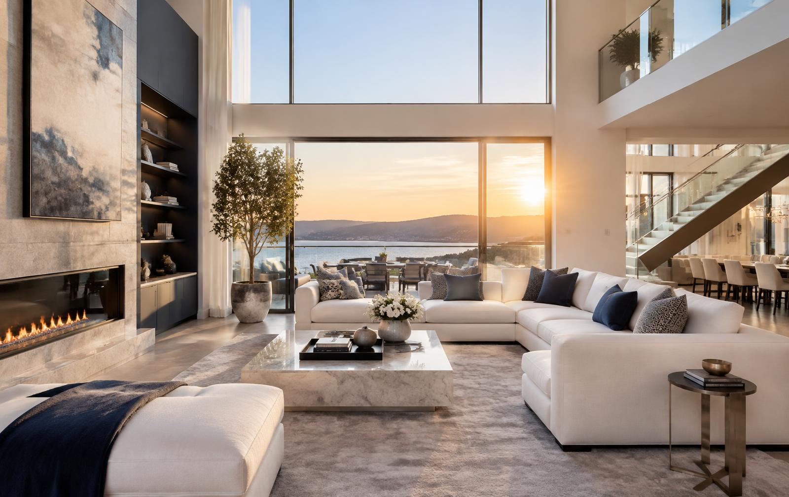 Spotless luxury living room